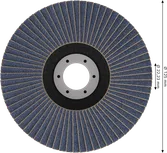 Lamelový kotouč Bosch PRO X571, úhlový, 125 mm, zrnitost 40.